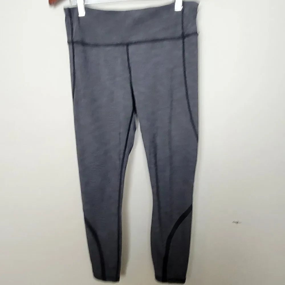 Lululemon On Track Tight Heathered Black / Black 6